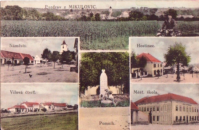 Staré pohlednice Mikulovic