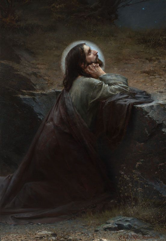 Kristus na hoře Olivetské